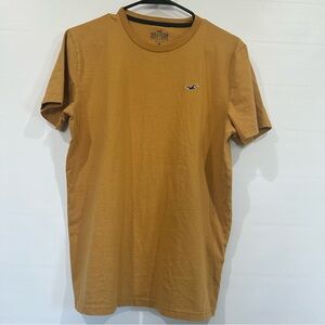Hollister Mustard Short sleeve tee 100% cotton